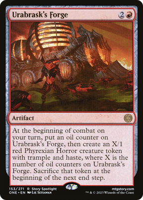 Magic: The Gathering - Urabrask's Forge Foil - Phyrexia: All Will Be One