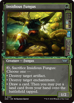 Magic: The Gathering - Insidious Fungus Foil - Duskmourn: House of Horror