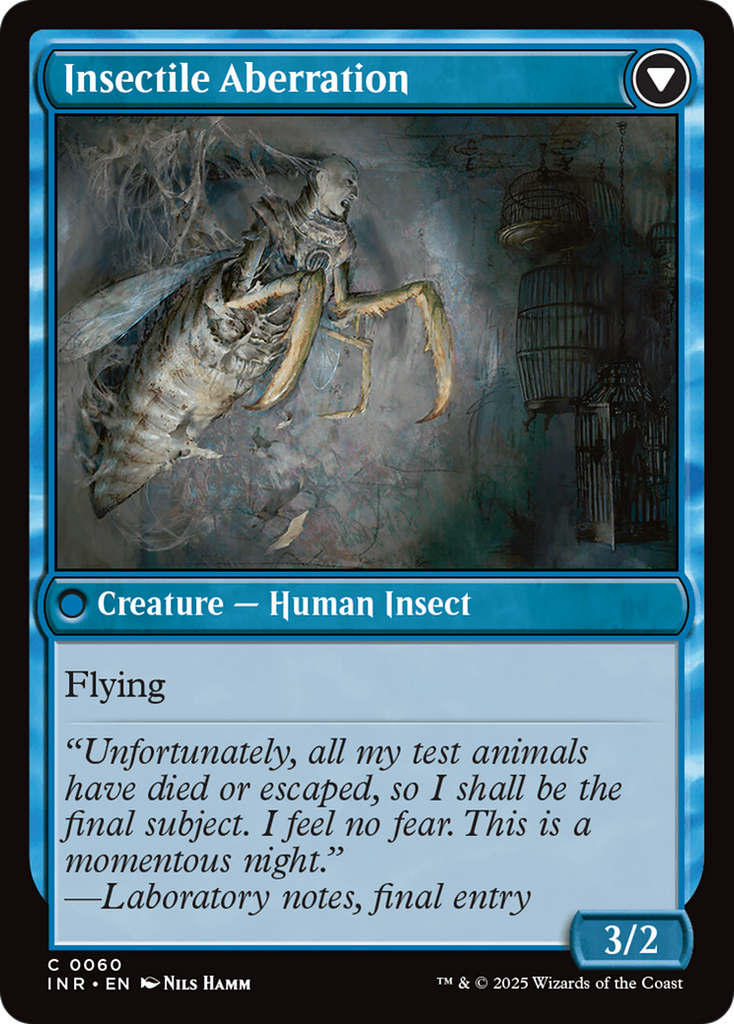 Magic: The Gathering - Delver of Secrets // Insectile Aberration Foil - Innistrad Remastered