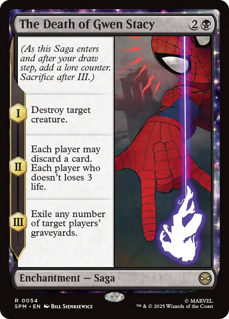 Magic: The Gathering - The Death of Gwen Stacy Foil - Marvel's Spider-Man
