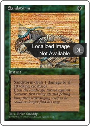 Magic: The Gathering - Sandsturm - Fourth Edition