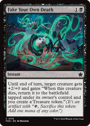 Magic: The Gathering - Fake Your Own Death Foil - Foundations