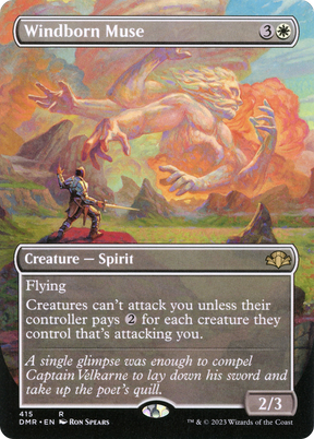 Magic: The Gathering - Windborn Muse Foil - Dominaria Remastered