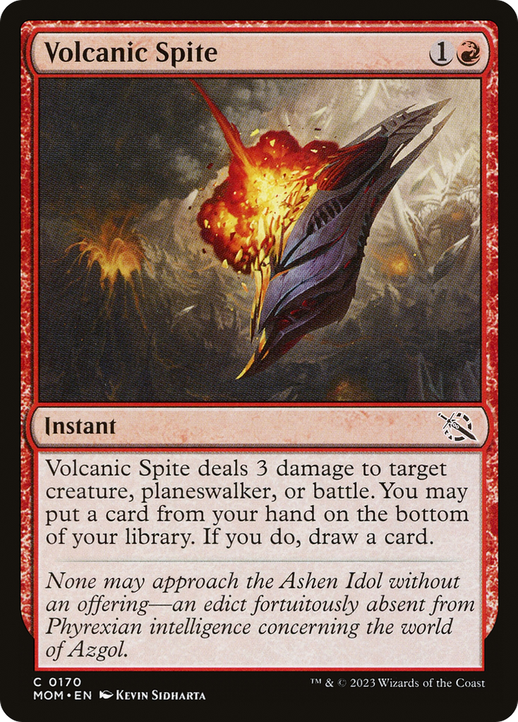 Magic: The Gathering - Volcanic Spite - March of the Machine