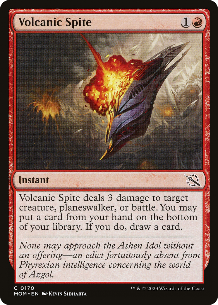 Magic: The Gathering - Volcanic Spite Foil - March of the Machine