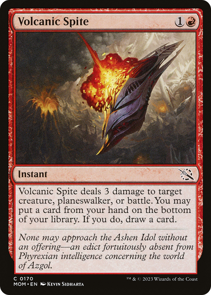 Magic: The Gathering - Volcanic Spite Foil - March of the Machine