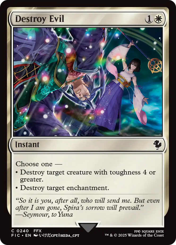 Magic: The Gathering - Destroy Evil - Final Fantasy Commander