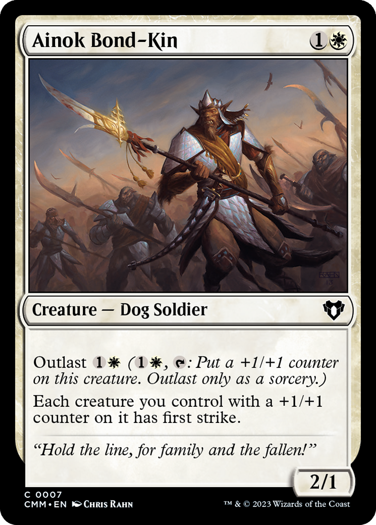 Magic: The Gathering - Ainok Bond-Kin Foil - Commander Masters
