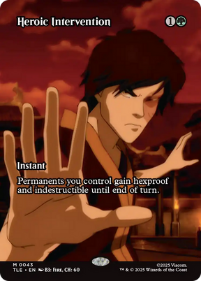 Magic: The Gathering - Heroic Intervention Foil - Avatar: The Last Airbender Eternal