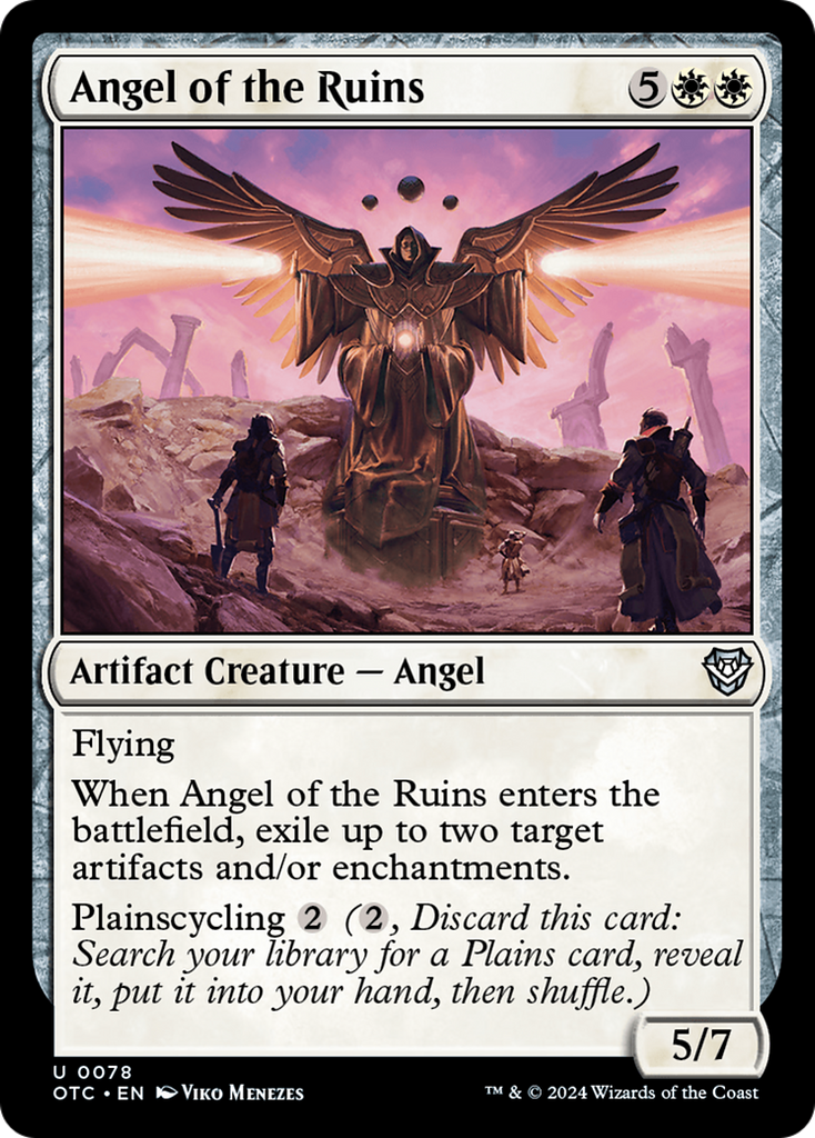 Magic: The Gathering - Angel of the Ruins - Outlaws of Thunder Junction Commander