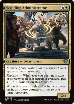 Magic: The Gathering - Scolding Administrator - Secrets of Strixhaven
