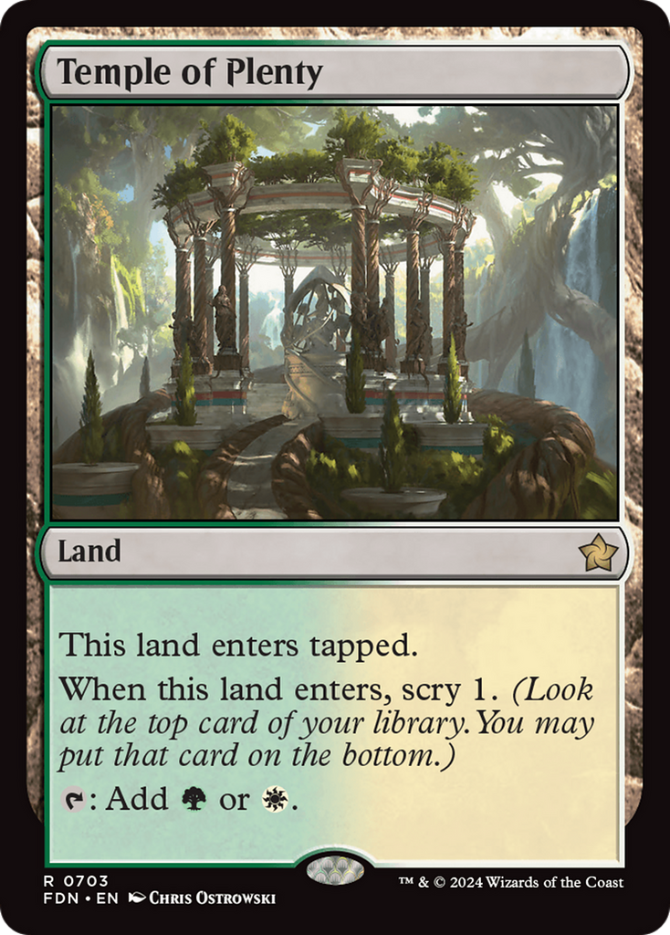 Magic: The Gathering - Temple of Plenty - Foundations