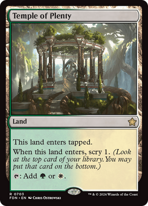 Magic: The Gathering - Temple of Plenty - Foundations