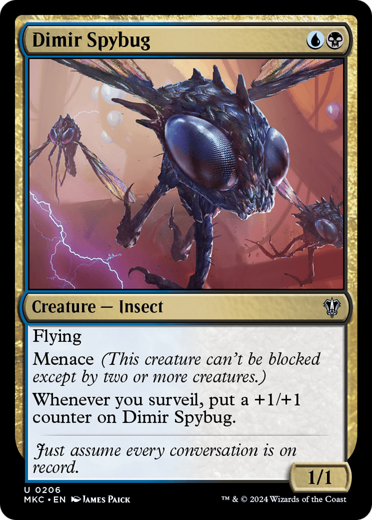 Magic: The Gathering - Dimir Spybug - Murders at Karlov Manor Commander