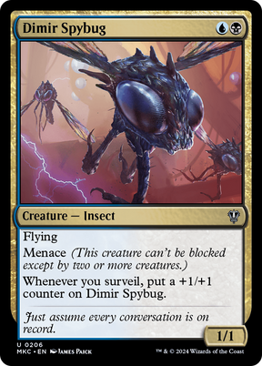 Magic: The Gathering - Dimir Spybug - Murders at Karlov Manor Commander