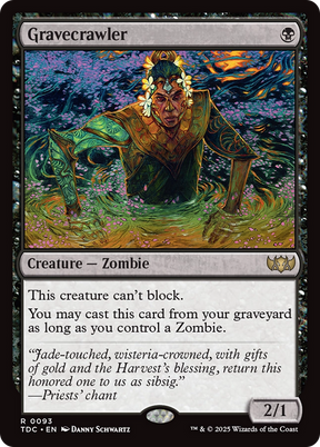 Magic: The Gathering - Gravecrawler - Tarkir: Dragonstorm Commander