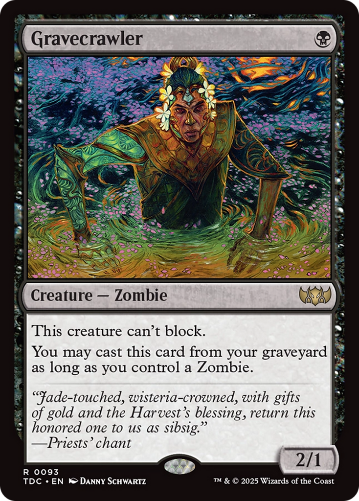 Magic: The Gathering - Gravecrawler - Tarkir: Dragonstorm Commander
