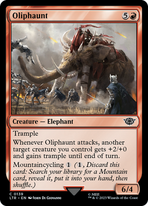 Magic: The Gathering - Oliphaunt Foil - The Lord of the Rings: Tales of Middle-earth