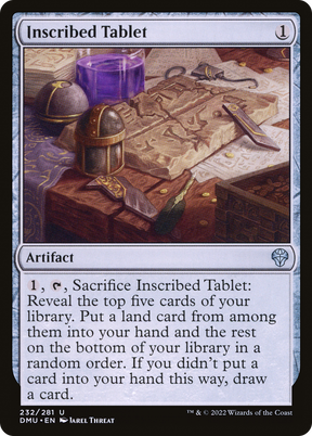 Magic: The Gathering - Inscribed Tablet - Dominaria United