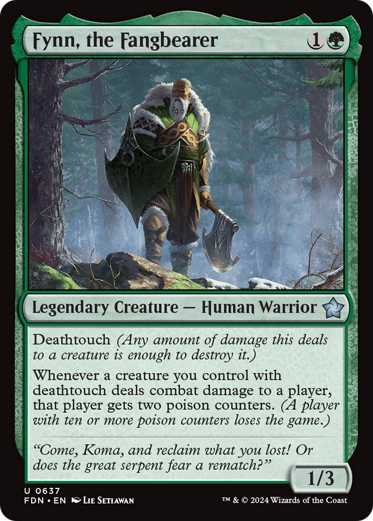 Magic: The Gathering - Fynn, the Fangbearer - Foundations