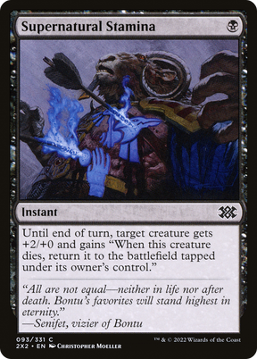 Magic: The Gathering - Supernatural Stamina - Double Masters 2022