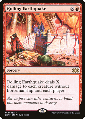 Magic: The Gathering - Rolling Earthquake Foil - Double Masters