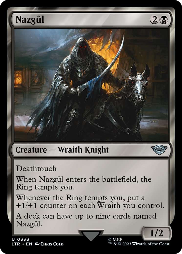 Magic: The Gathering - Nazgûl Foil - The Lord of the Rings: Tales of Middle-earth
