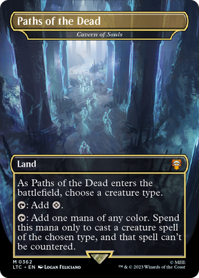 Magic: The Gathering - Cavern of Souls Foil - Tales of Middle-earth Commander
