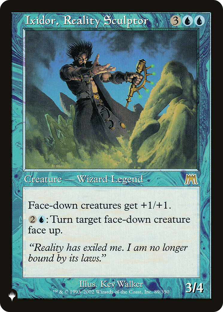 Magic: The Gathering - Ixidor, Reality Sculptor - The List