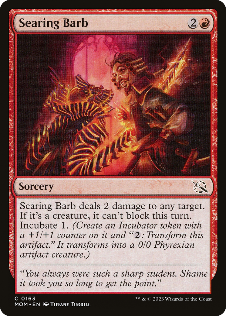 Magic: The Gathering - Searing Barb - March of the Machine