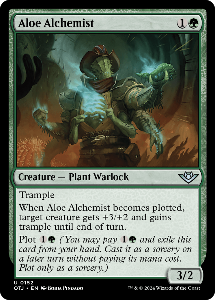 Magic: The Gathering - Aloe Alchemist Foil - Outlaws of Thunder Junction