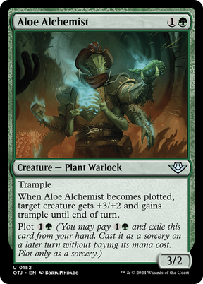 Magic: The Gathering - Aloe Alchemist Foil - Outlaws of Thunder Junction