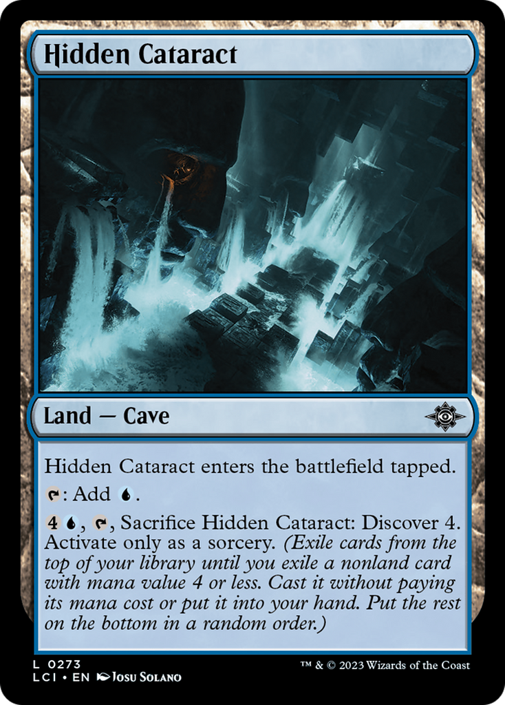 Magic: The Gathering - Hidden Cataract Foil - The Lost Caverns of Ixalan