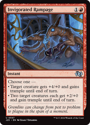 Magic: The Gathering - Invigorated Rampage - Foundations Jumpstart