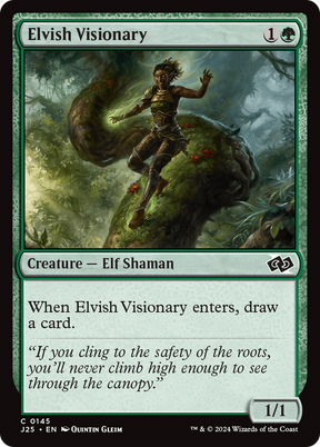 Magic: The Gathering - Elvish Visionary - Foundations Jumpstart