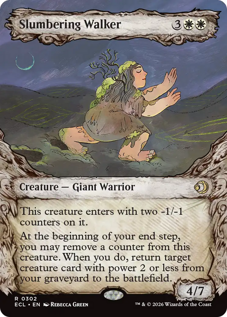 Magic: The Gathering - Slumbering Walker Foil - Lorwyn Eclipsed