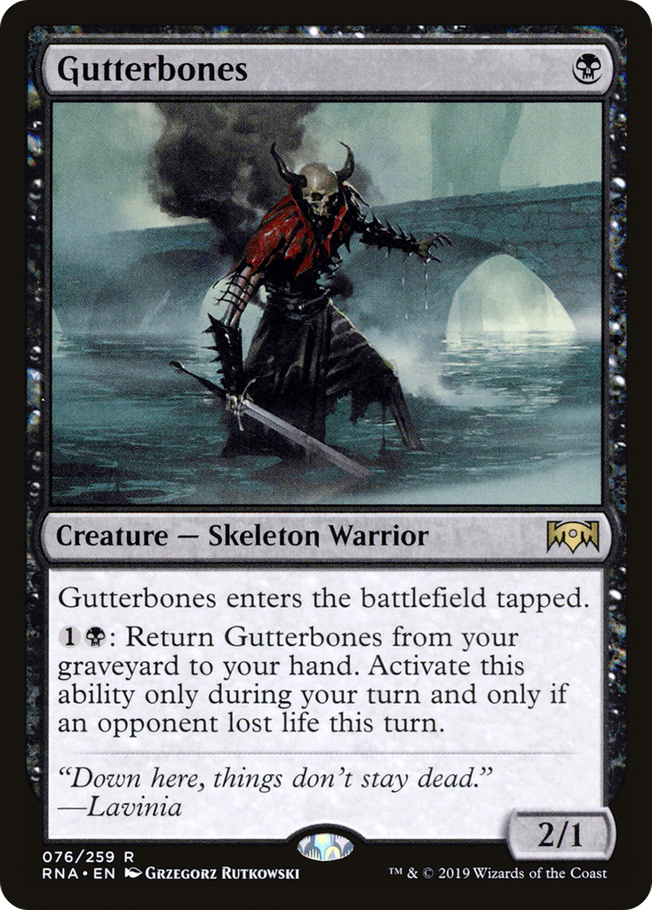 Magic: The Gathering - Gutterbones Foil - Ravnica Allegiance