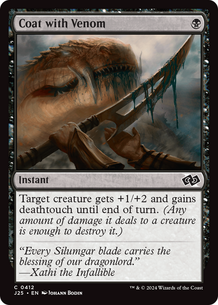 Magic: The Gathering - Coat with Venom - Foundations Jumpstart