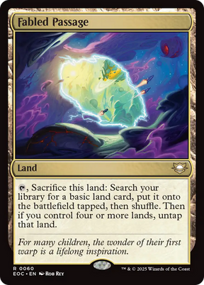 Magic: The Gathering - Fabled Passage - Edge of Eternities Commander