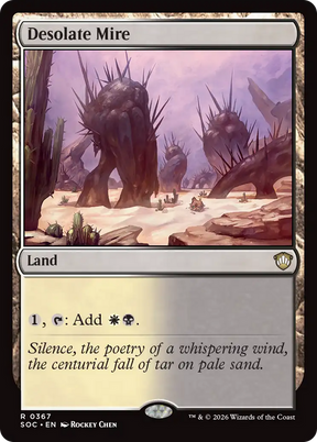 Magic: The Gathering - Desolate Mire - Secrets of Strixhaven Commander