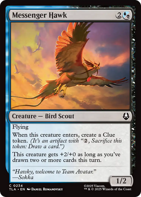 Magic: The Gathering - Messenger Hawk Foil - Avatar: The Last Airbender