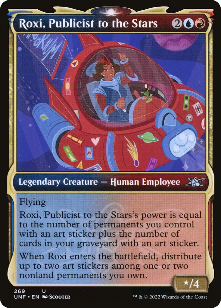 Magic: The Gathering - Roxi, Publicist to the Stars Foil - Unfinity