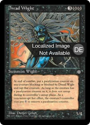 Magic: The Gathering - Grauenvoller Starrer - Ice Age