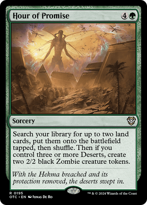 Magic: The Gathering - Hour of Promise - Outlaws of Thunder Junction Commander