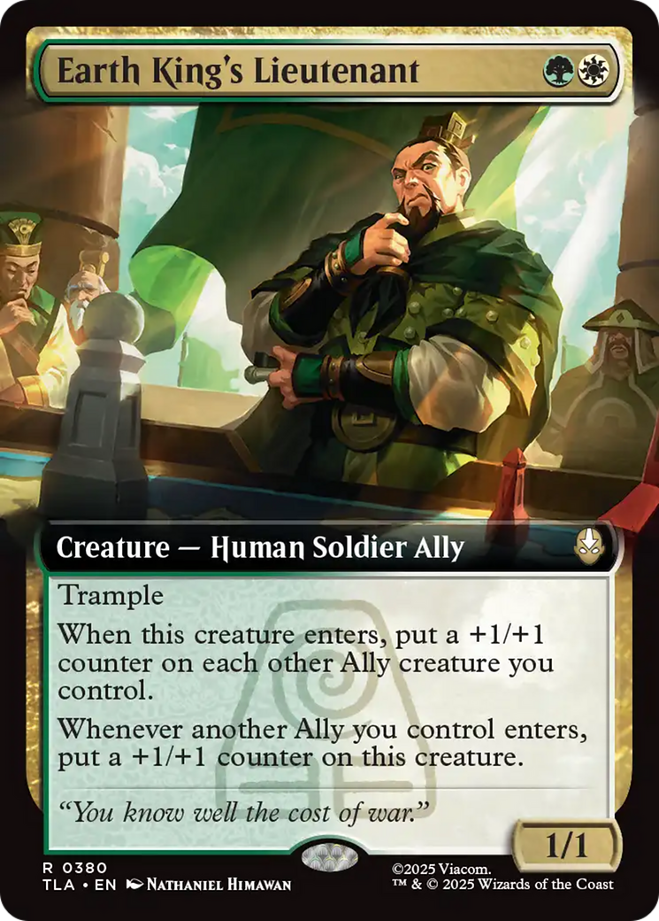 Magic: The Gathering - Earth King's Lieutenant Foil - Avatar: The Last Airbender