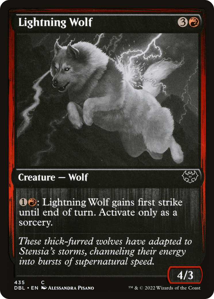Magic: The Gathering - Lightning Wolf - Innistrad: Double Feature