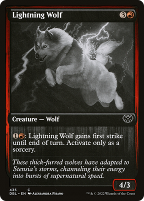 Magic: The Gathering - Lightning Wolf - Innistrad: Double Feature