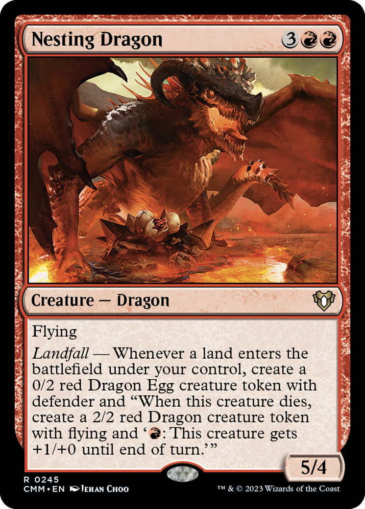 Magic: The Gathering - Nesting Dragon - Commander Masters