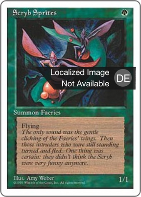 Magic: The Gathering - Waldfeen - Fourth Edition