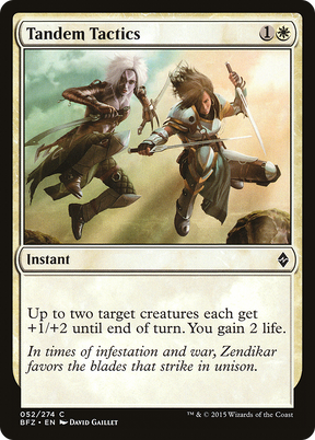 Magic: The Gathering - Tandem Tactics Foil - Battle for Zendikar